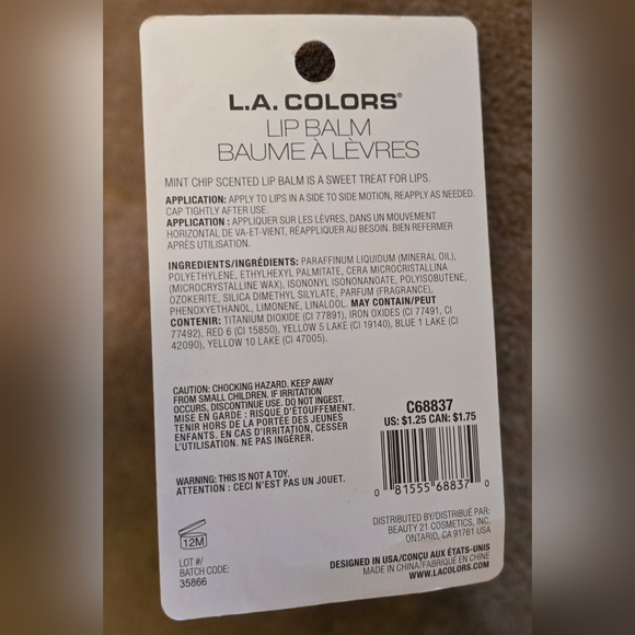 L.A. Colors Ice Cream Lip Balm and Lip Gloss Set - Picture 5 of 16